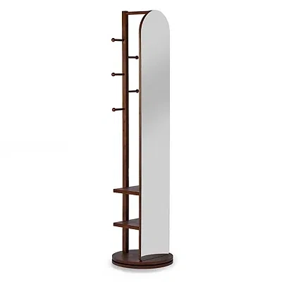 Kirkland's Taylor Storage Full Length Mirror In Brown