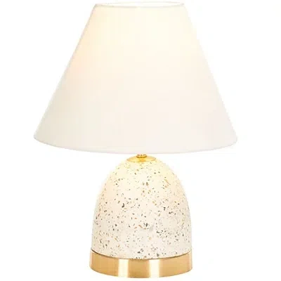 Kirkland's Terrazzo Libbie Table Lamp In White