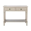 Kirkland's Textured 2-drawer Console Table In Neutral
