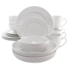 Kirkland's Textured Dinnerware Set In White