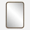 Kirkland's Textured Rectangular Frame Wall Mirror In Brown