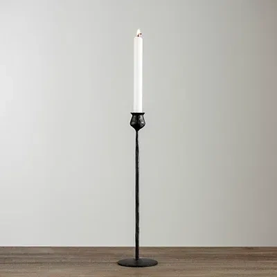 Kirkland's Textured Taper Candle Holder In Black