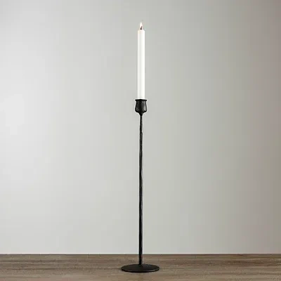 Kirkland's Textured Taper Candle Holder In Black