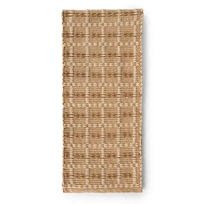 Kirkland's Textured Woven Table Runner In Brown