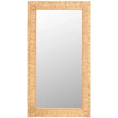 Kirkland's Textured Zoelle Wall Mirror In Brown