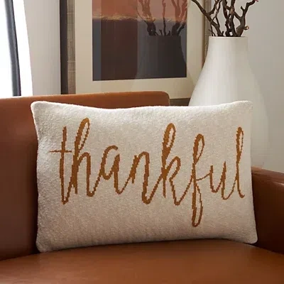 Kirkland's Thankful Lumbar Pillow In Brown