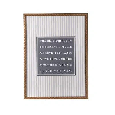 Kirkland's The Best Things In Life Wall Plaque In Multi