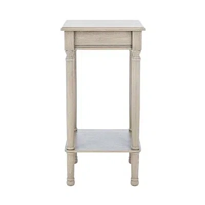 Kirkland's Tilley Beige Classic Square Accent Table In Brown