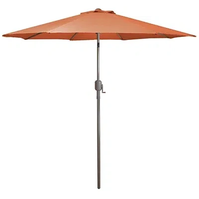 Kirkland's Tilt Hand Crank Outdoor Umbrella In Multi