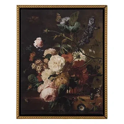 Kirkland's Timeless Soft Petals Framed Canvas Art Print In Multi