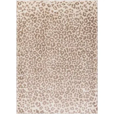 Kirkland's Toasted Brown Cheetah Print Area Rug