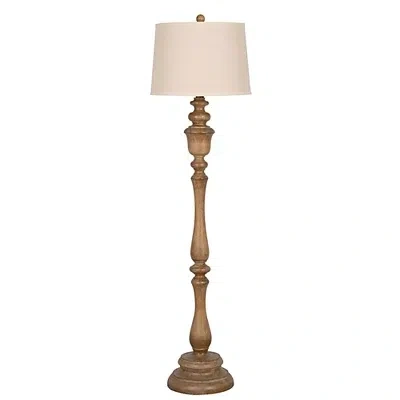 Kirkland's Traditional Spindle Floor Lamp In Brown