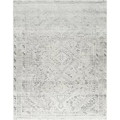 Kirkland's Traditional Washable Area Rug In White