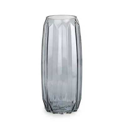 Kirkland's Translucent Blue Fluted Glass Vase