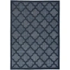 Kirkland's Trellis Indoor/outdoor Area Rug In Blue