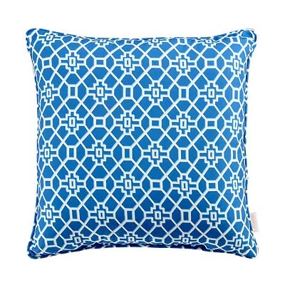 Kirkland's Trellis Outdoor Pillow In Blue