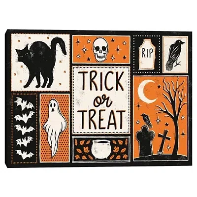 Kirkland's Trick Or Treat Collage Canvas Art Print In Multi