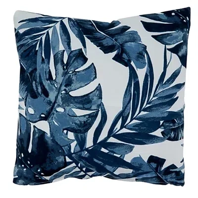 Kirkland's Tropical Leaves Outdoor Throw Pillow In Multi