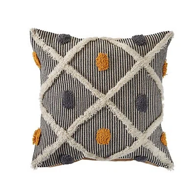 Kirkland's Tufted Accent Pillow In Gray