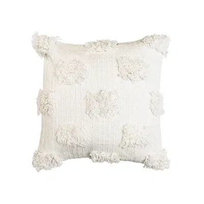 Kirkland's Tufted Dots Throw Pillow In White