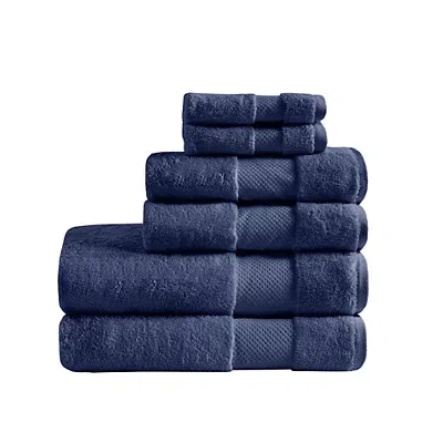 Kirkland's Turkish Cotton Bath Towel Set In Blue