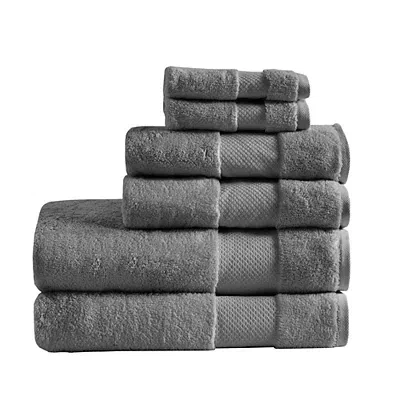 Kirkland's Turkish Cotton Bath Towel Set In Gray