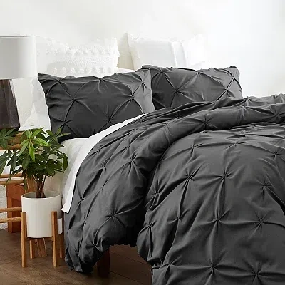 Kirkland's Twin Duvet Cover Set In Gray