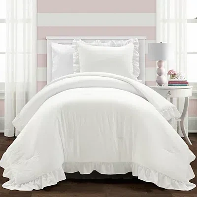Kirkland's Twin Xl Comforter Set In White
