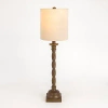 Kirkland's Twist Resin Buffet Lamp In Brown