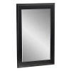 Kirkland's Two Step Beveled Frame Vanity Mirror In Black