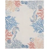 Kirkland's Underwater Paradise Area Rug In Neutral