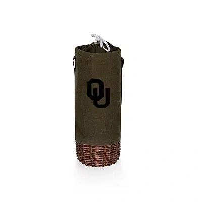 Kirkland's University Of Oklahoma Insulated Wine Bottle Tote In Green