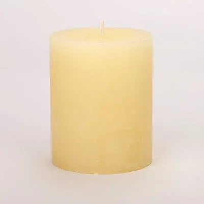 Kirkland's Unscented Pillar Candle In White