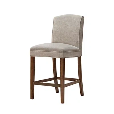 Kirkland's Upholstered Wood Counter Stool In Multi