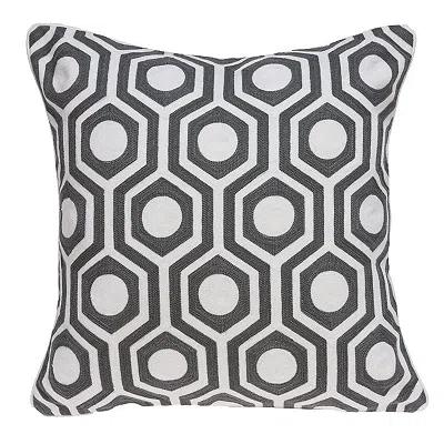 Kirkland's Ursae Gray And White Woven Pillow In Multi