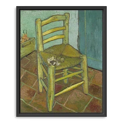 Kirkland's Van Gogh's Chair Framed Canvas Art Print In Multi
