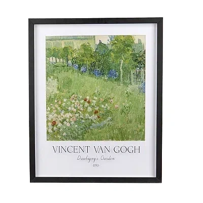 Kirkland's Van Gogh Garden Poster Framed Art Print In Multi