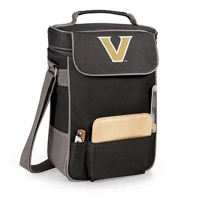 Kirkland's Vanderbilt Commodores Wine & Cheese Tote In Black