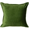 Kirkland's Velvet Corduroy Flange Throw Pillow In Green
