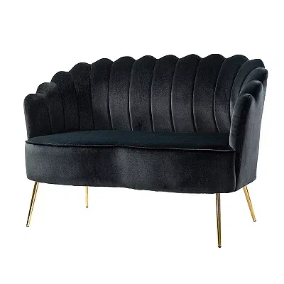 Kirkland's Velvet Donata Loveseat In Multi
