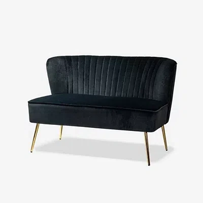 Kirkland's Velvet Monica Loveseat In Multi