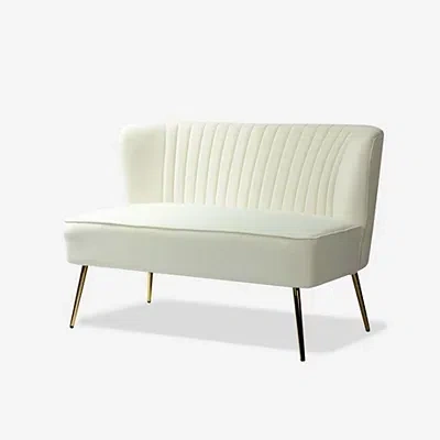 Kirkland's Velvet Monica Loveseat In Multi