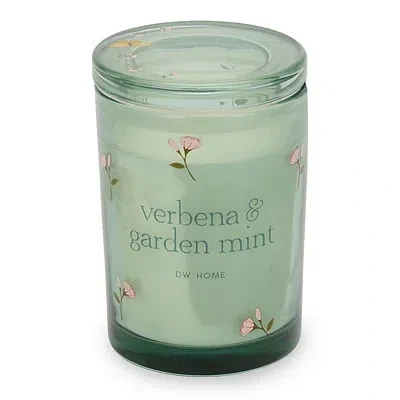 Kirkland's Verbena & Garden Mint 1-wick Jar Candle In Blue