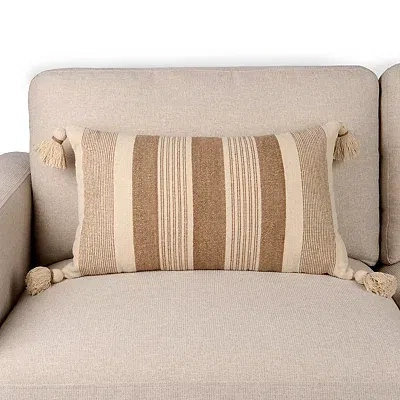Kirkland's Vertical Stripe Lumbar Pillow In Multi