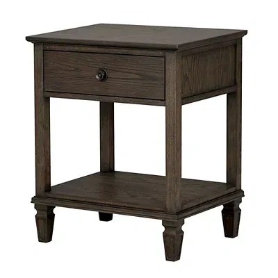 Kirkland's Victoria Wood Nightstand In Brown