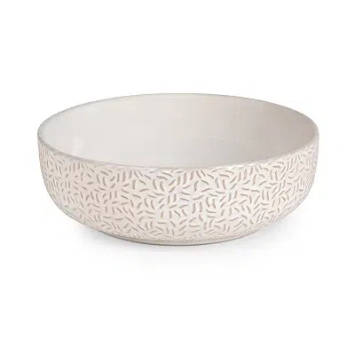 Kirkland's Vine Ceramic Dinner Bowl In White