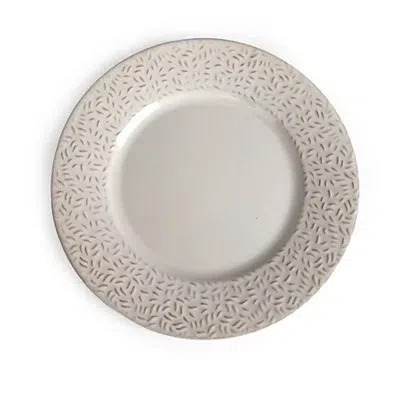 Kirkland's Vine Ceramic Salad Plate In White