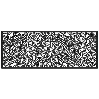 Kirkland's Vine Rubber Doormat In Black