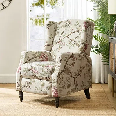 Kirkland's Vintage Floral Reclining Armchair In Multi