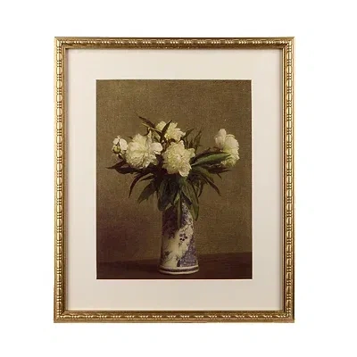 Kirkland's Vintage Florals In Vase Framed Art Print In Multi